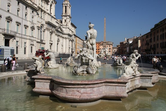 fontaine moraine Piazza Navona